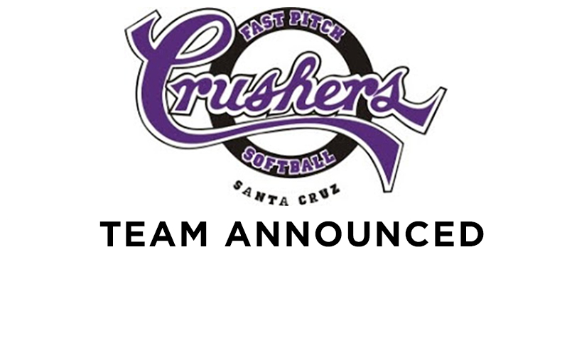 Crushers Team Announced May 6th!