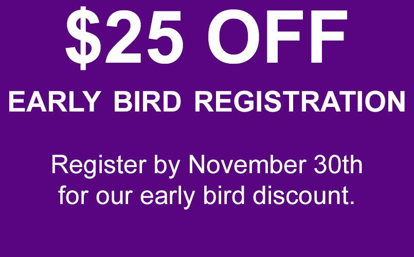 Early Bird Registration!